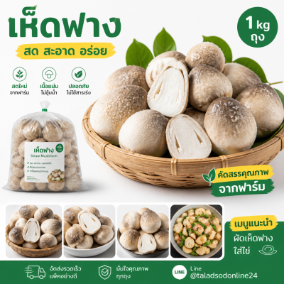 เห็ดฟาง - 1kg