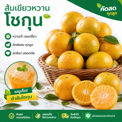 ส้มเขียวหวาน (โชกุน) - 1kg