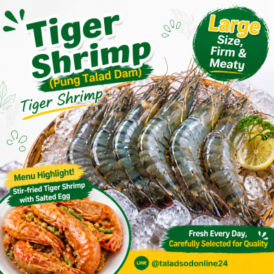 กุ้งนาง (กุ้งกุลาดำ) – ไซส์ S40 - 1kg