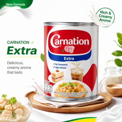 คาร์เนชัน นมข้นจืด - 405g.