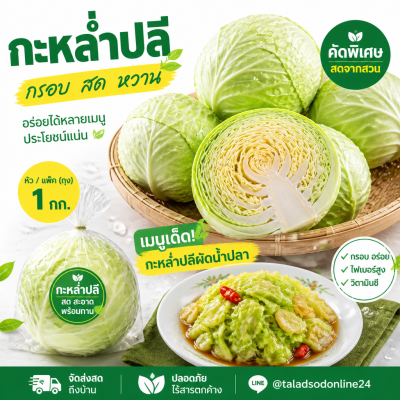 กะหล่ำปลี - 1kg