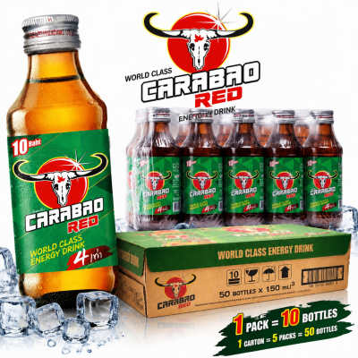 能量飲料 - Carabao Red - 1 包 - 50 瓶