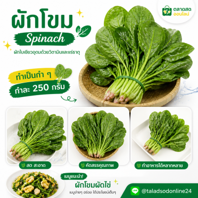 ผักโขม - 250g