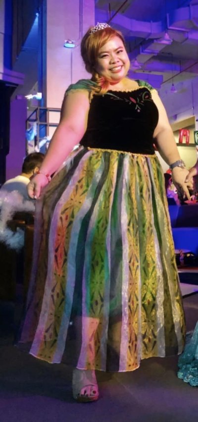 รีวิว ชุดเจ้าหญิงอันนา สาวอวบ