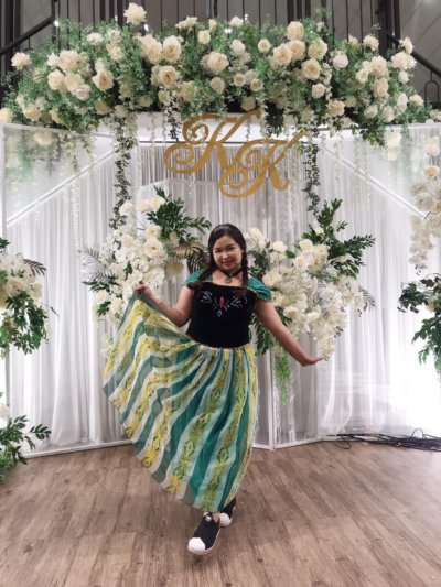 รีวิว ชุดเจ้าหญิงอันนา สาวอวบ