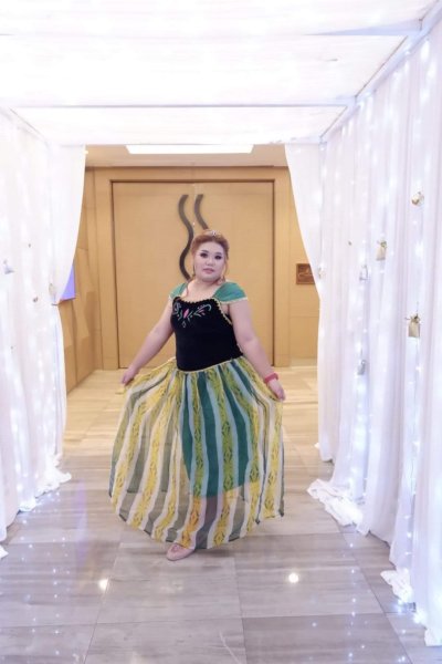 รีวิว ชุดเจ้าหญิงอันนา สาวอวบ