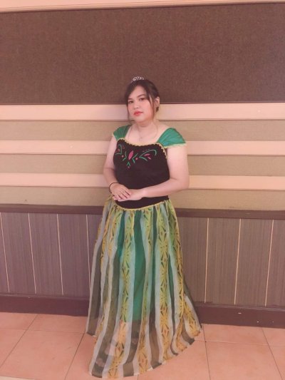 รีวิว ชุดเจ้าหญิงอันนา สาวอวบ