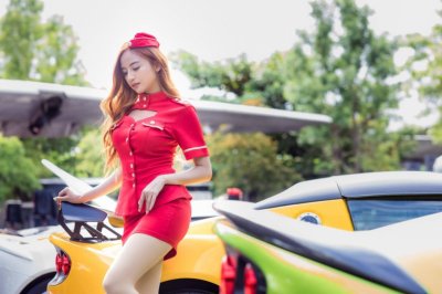 รีวิว ชุดแอร์โฮสเตส (มีหลายขนาด)