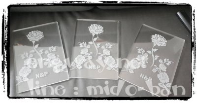 Acrylic, wood cut and Engrave