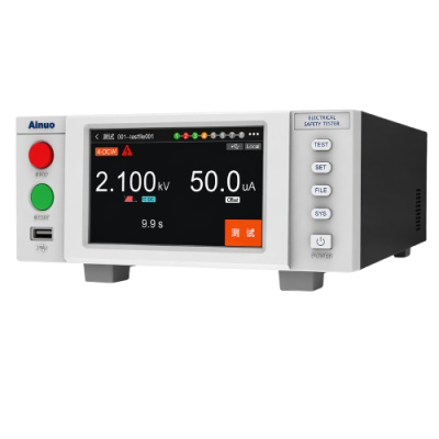 Ainuo AN9671B เครื่องทดสอบค่าความต้านทานฉนวนขนาด 2500V / 50GΩ แบบระบบสัมผัส