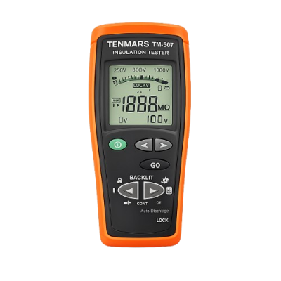 Tenmars TM-507 เครื่องวัดความต้านทานฉนวนแบบมือถือ