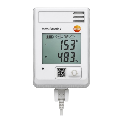 testo Saveris 2-H1 / Saveris 2-T1 เครื่องบันทึกค่าอุณหภูมิและความชื้นแบบไร้สาย (WiFi)