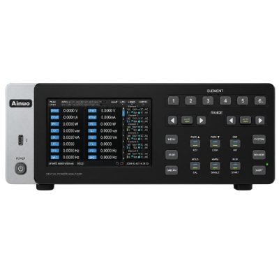 Ainuo / ANPM600 เครื่องวิเคราะห์ค่ากำลังไฟฟ้าแบบมัลติ-แชนแนล (สูงสุด 6 ช่องสัญญาณ) ความแม่นยำสูง