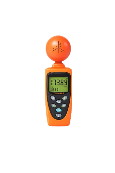 Tenmars TM-195 เครื่องวัดความแรงของสนามแม่เหล็กไฟฟ้าความถี่วิทยุ
