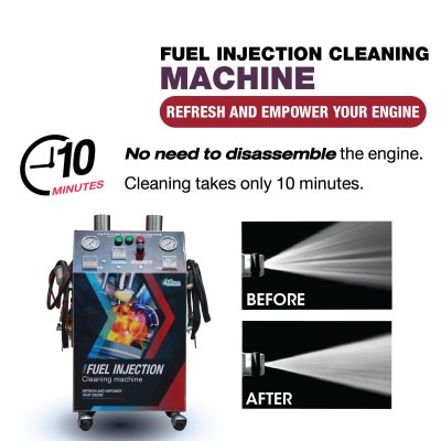 Automatic Fuel Injection Cleaning Machine