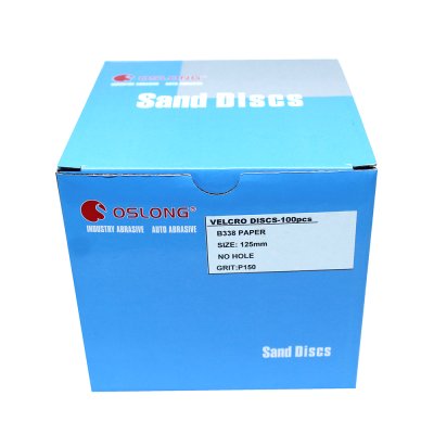 Oslong 5-inch Sanding Disc, 6 holes (Blue)