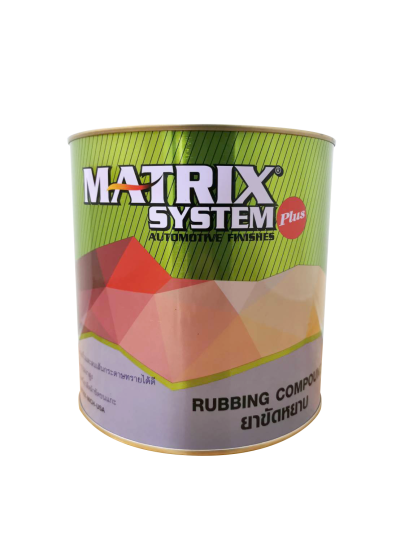 Matrix system coarse polishing compound, hybrid