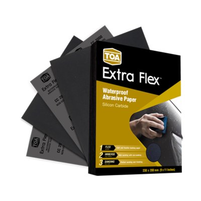 TOA Extraflex Waterproof Abrasive Paper No. 1200,1500,2000