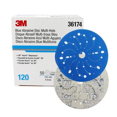 3 M Blue Abrasive Disc Multi-Hole