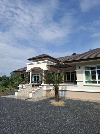 บ้านเดี่ยว ชั้นเดียว (Modern Tropical Style)