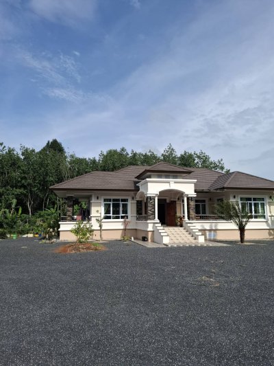บ้านเดี่ยว ชั้นเดียว (Modern Tropical Style)