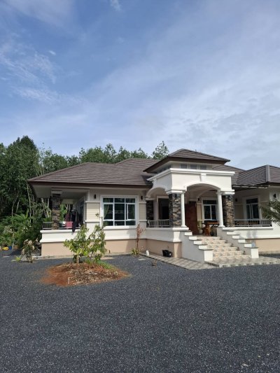บ้านเดี่ยว ชั้นเดียว (Modern Tropical Style)