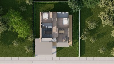 บ้านเดี่ยว สองชั้น (Modern Tropical Style)