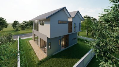 บ้านเดี่ยว สองชั้น (Modern Tropical Style)