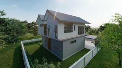 บ้านเดี่ยว สองชั้น (Modern Tropical Style)