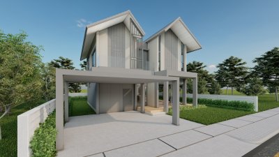 บ้านเดี่ยว สองชั้น (Modern Tropical Style)