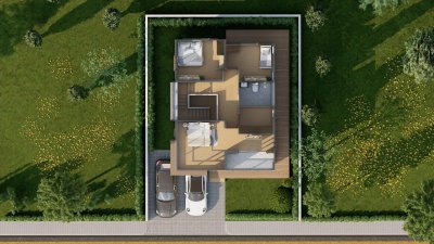บ้านเดี่ยว สองชั้น (Modern Contemporary Style)