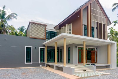 DE-002 บ้านเดี่ยว บ้านชั้นเดียว (Modern Tropical Style)