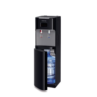 TOSHIBA Hot and Cold Water Dispenser, Bottom Tank, RWF-W1669BK(K1), Black.