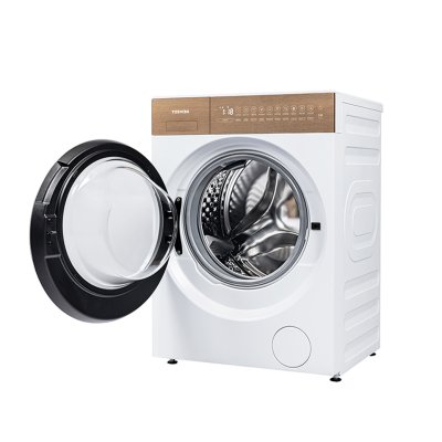 TOSHIBA เครื่องซักผ้าฝาหน้า รุ่น TW-T37BZP115MWT(WT) ขนาด 10.5 Kg.