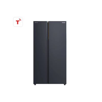 TOSHIBA Side by Side Refrigerator, 25.1 cu ft, Model GR-RS910WI-PMTH(06)
