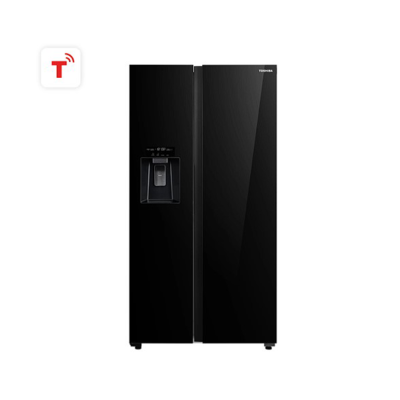 TOSHIBA ตู้เย็น Side by Side  ขนาด 20 คิว  รุ่น GR-RS755WIA-PGTH(22)