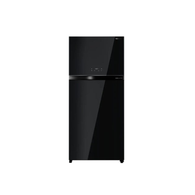 TOSHIBA 2-door refrigerator, model GR-RT835WE-PGTH(XK), 21.5 cubic feet.