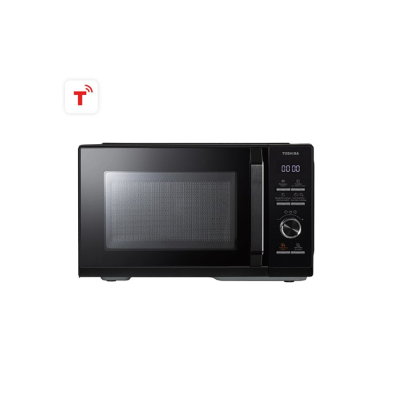 TOSHIBA Digital Microwave, Grill, and Convection Oven, Model MW3-SAC24SE(BK), 24 Liter Capacity.