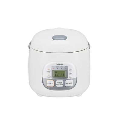 TOSHIBA Digital Rice Cooker, Model RC-5MM(WT)A, 0.5 Liter Capacity