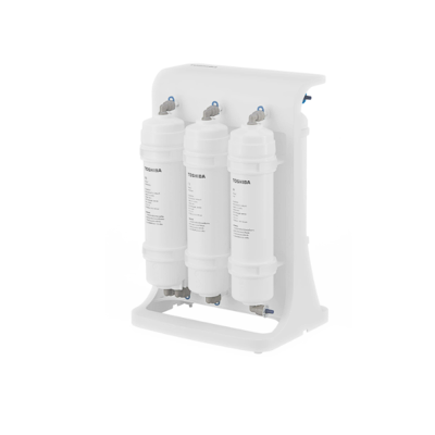 TOSHIBA Water Purifier, Model TWP-N2041UTH(W), Under-Sink RO Type.