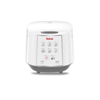 Tefal  หม้อหุงข้าวAI รุ่น RK732166  ความจุ 1.8 ลิตร เคลือบ 4 ชั้น สีขาว