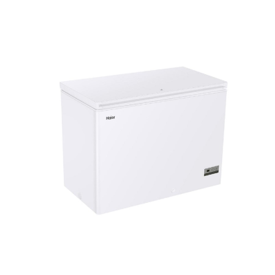 HAIER Dual-System Refrigerator, Model HCF-300DP, 8.9 cubic feet, White.
