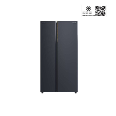 TOSHIBA Side by Side Refrigerator, 25.1 cu ft, Model GR-RS910WI-PMTH(06)