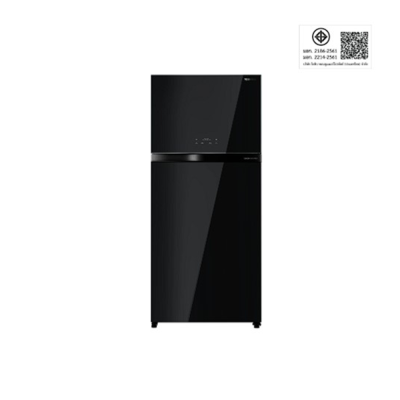 TOSHIBA 2-door refrigerator, model GR-RT835WE-PGTH(XK), 21.5 cubic feet.