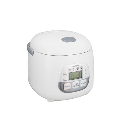 TOSHIBA Digital Rice Cooker, Model RC-5MM(WT)A, 0.5 Liter Capacity