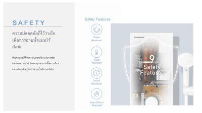 PANASONIC Water Heater 6,000W, V Series, Model DH-6VS1TW