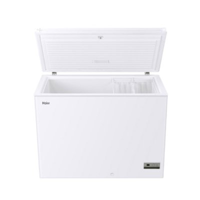 HAIER Dual-System Refrigerator, Model HCF-350DP, 10.8 cubic feet, White.