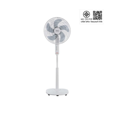 TOSHIBA 16-inch floor fan, model F-ASY50TH(W).