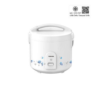 TOSHIBA หม้อหุงข้าวระบบอุ่นทิพย์ รุ่น RC-T18JH(W) ความจุ 1.8 ลิตร