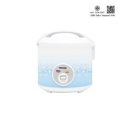 TOSHIBA Rice Cooker with Keep Warm Function, Model RC-T18JA(B), 1.8 Liter Capacity.